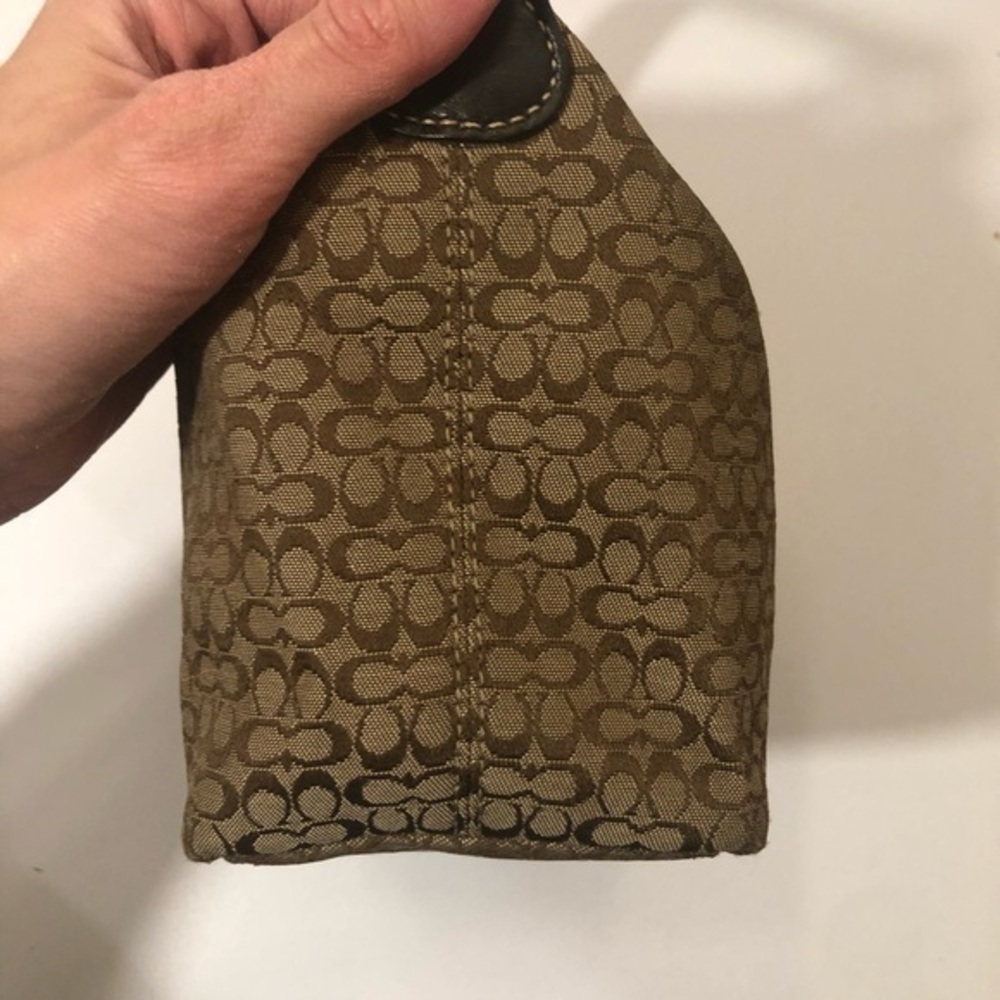 Coach vintage y2k signature brown and leather mini bag - Picture 5 of 9